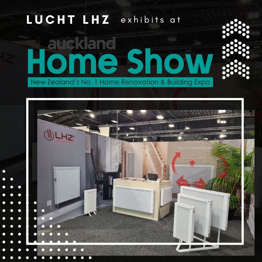 Electric radiators by Lucht LHZ at the Auckland Home Show in New Zealand