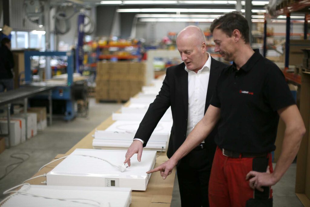 Produktion von Elektroheizungen bei Lucht LHZ, Hersteller von Elektroheizungen für OEM-Partner