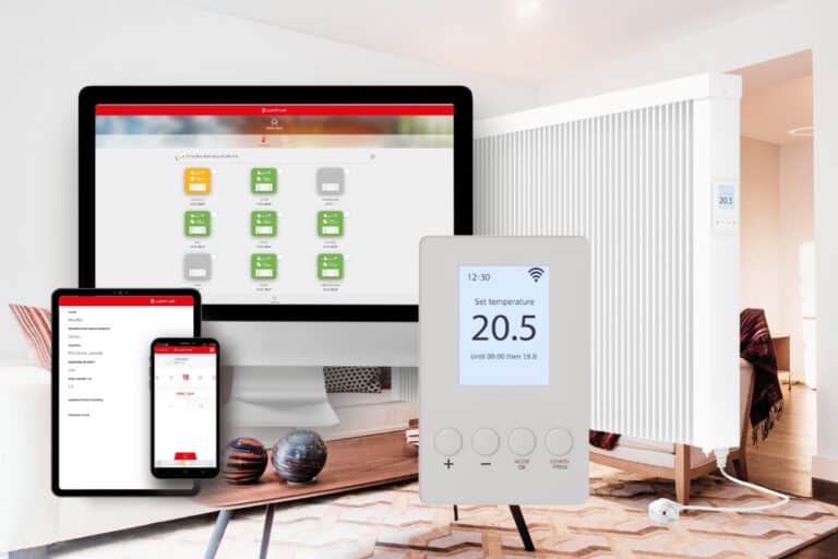 Intelligente Thermostate für die intelligente Steuerung von Elektroheizungen vom Hersteller Lucht LHZ