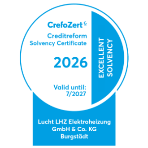 Crefozert 2026 for excellent credit rating for Lucht LHZ: Manufacturer of electric heaters
